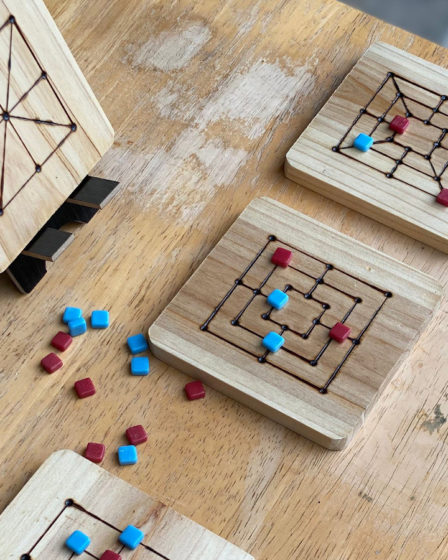 9 Mens Morris Coasters